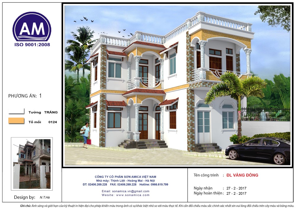 Ảnh phối màu nhà hộp